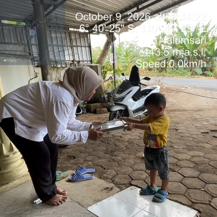 Pembagian pmt bagi balita stunting 