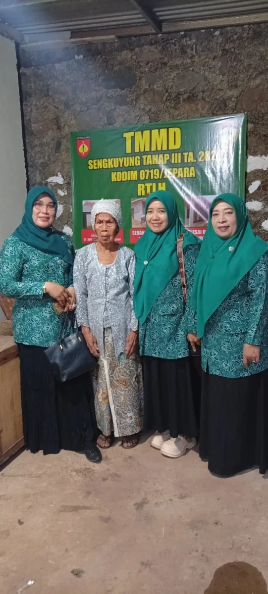 KUNJUNGAN RTLH (RUMAH TIDAK LAYAK HUNI) DUKUNGAN DARI BASNAS UNTUK KEGIATAN TMMD