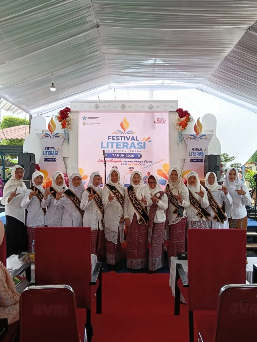📚✨ Bunda Literasi Kecamatan Jepara Hadiri Pembukaan Festival Literasi Jepara 2026 ✨📚
