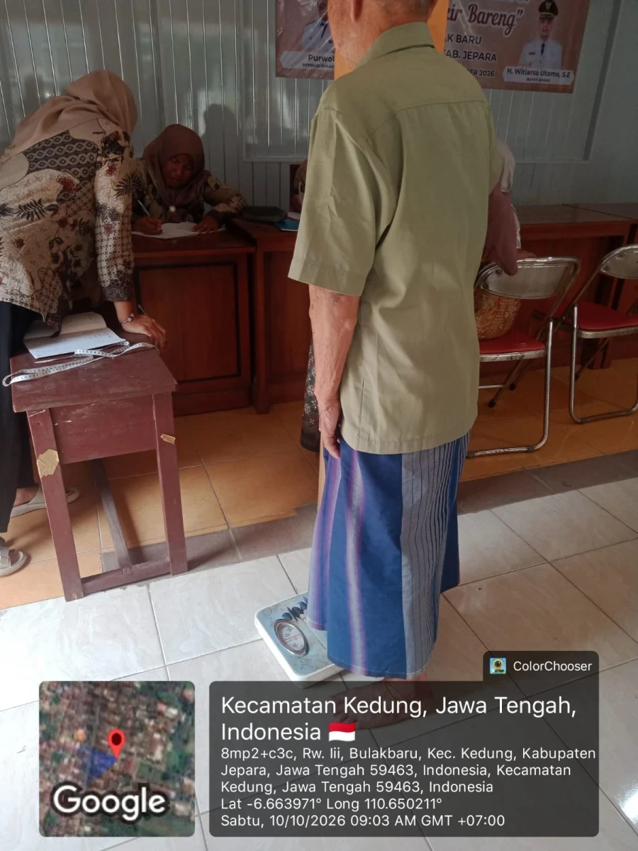 Posyandu lansia desa bulak.baru