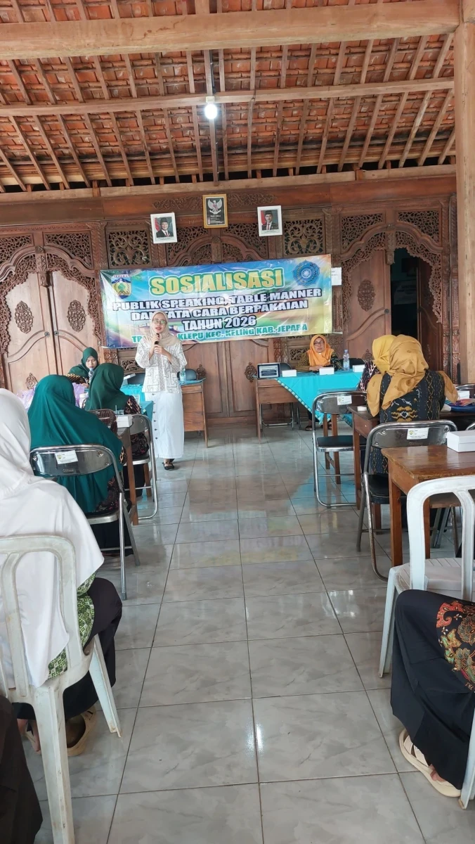 Sosialisasi publik speaking oleh Pokja lll
