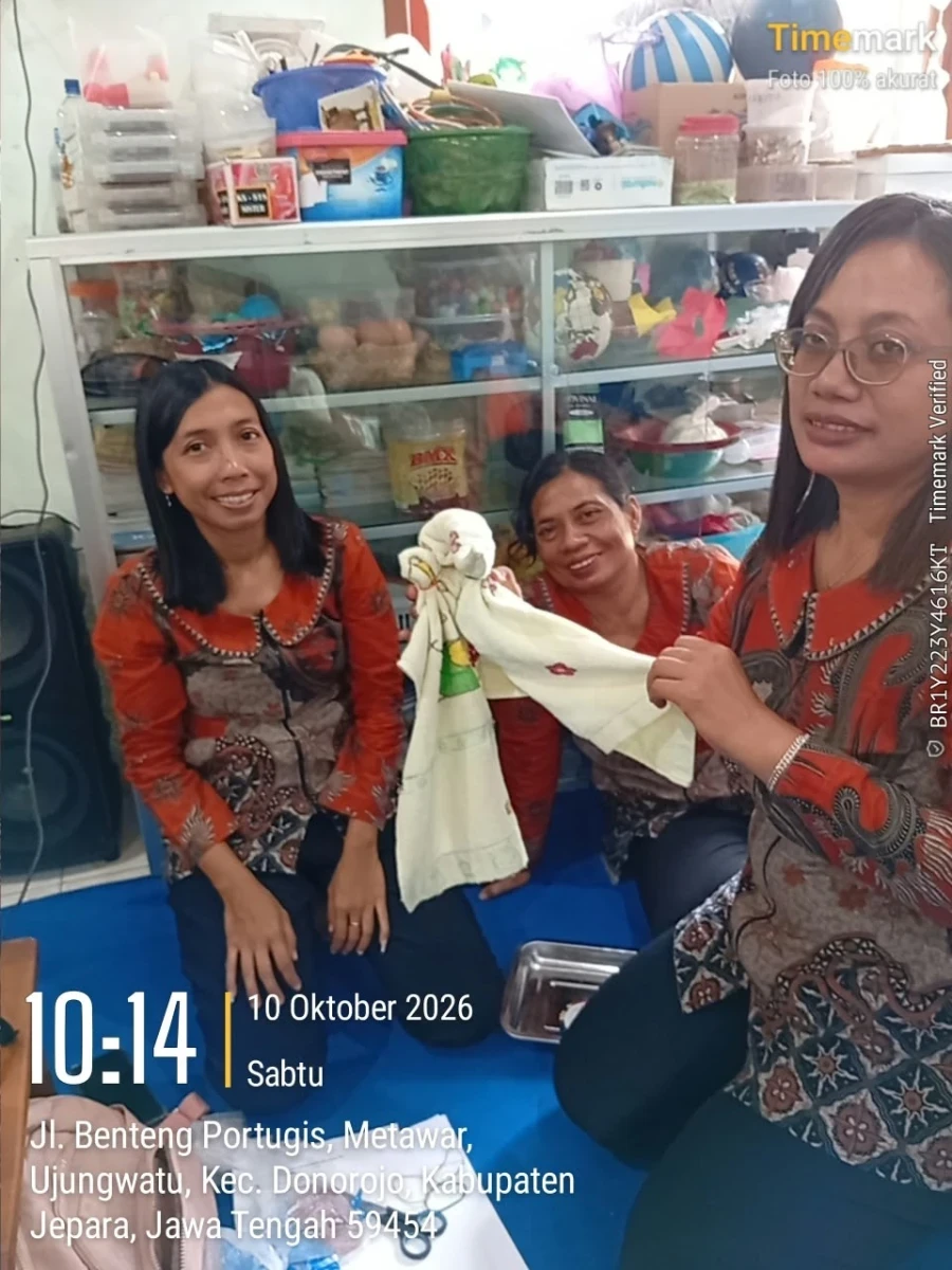 KEGIATAN SERTIJAB DI GUGUS PAUD DABIN IV DONOROJO DI KB TABITA UJUNGWATU