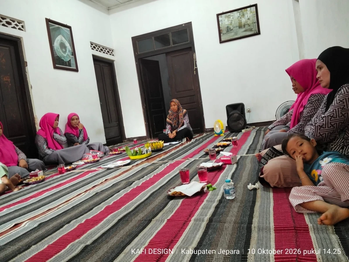 Kegiatan rutinana pkk rt 01/rw 08 tahunan bok abang