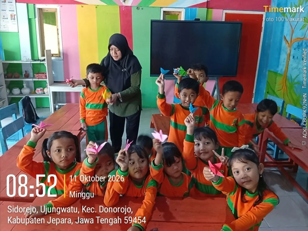 TP.PKK HADIR DI PEMBELAJARAN DI TK TA I UJUNGWATU