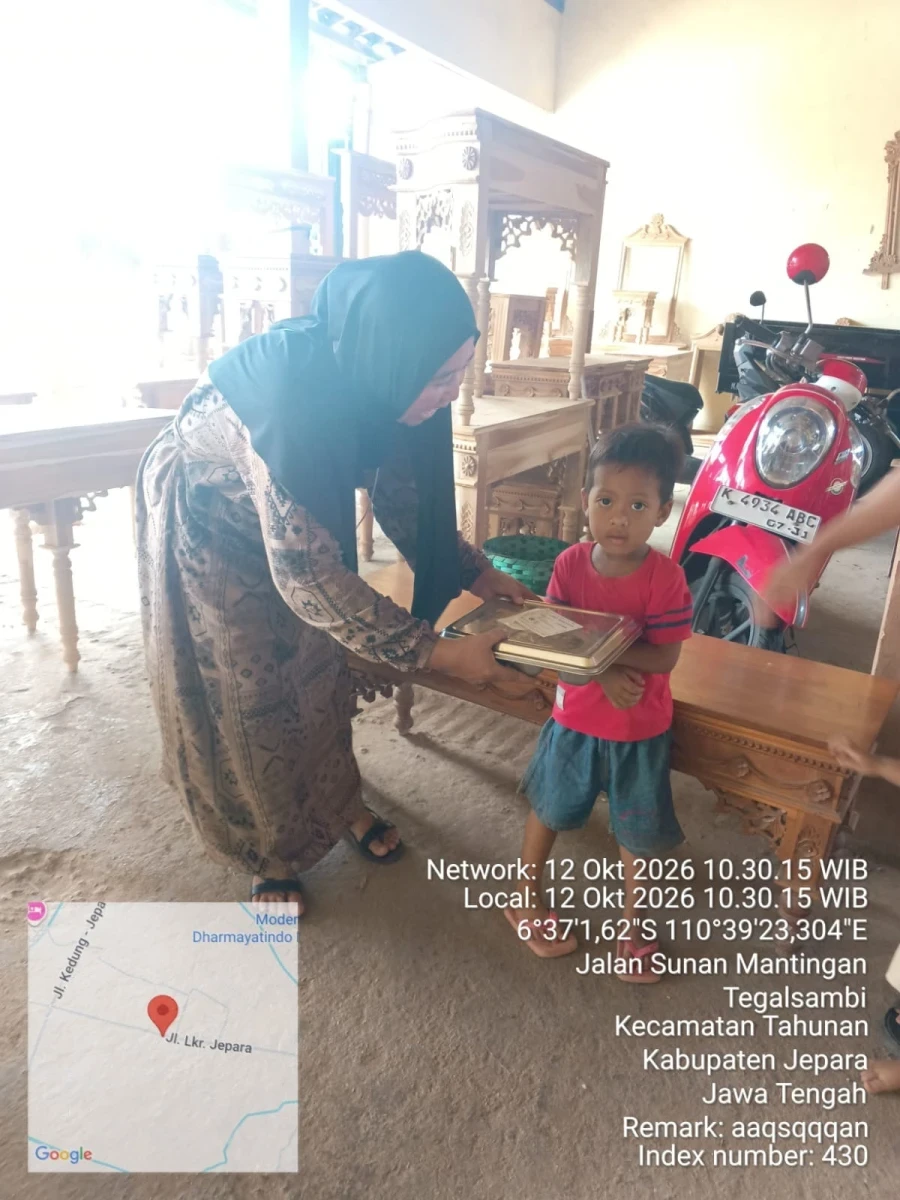 Wujudkan Generasi Sehat dan Cerdas melalui Pembagian MBG bagi Balita di Posyandu Kasih Ibu 2