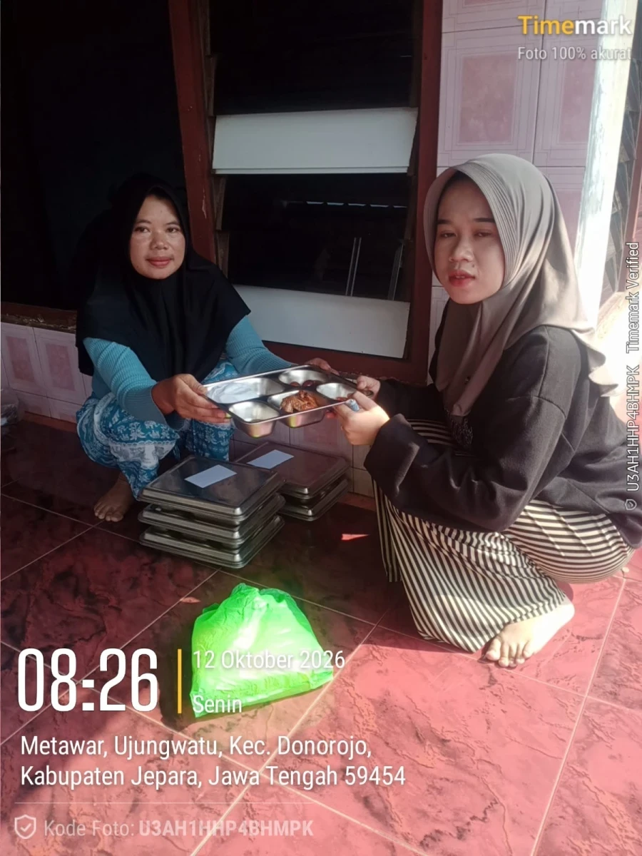PENDISTRIBUSIAN Makan Bergizi Gratis (MBG) DI POS 04 RW 01 METAWAR