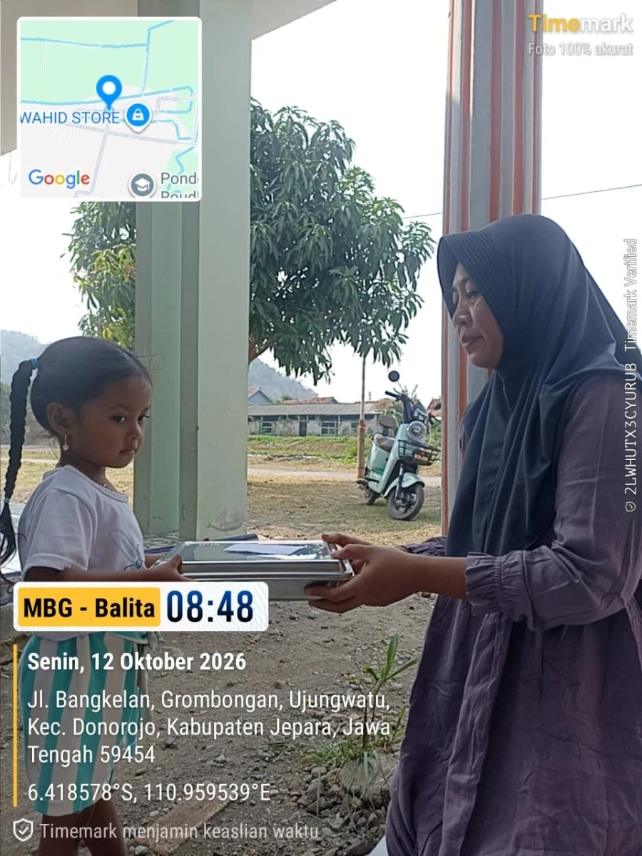 PENDISTRIBUSIAN MBG DI POS 06 RW 03 DUKUH GROBOGAN DESA UJUNGWATU