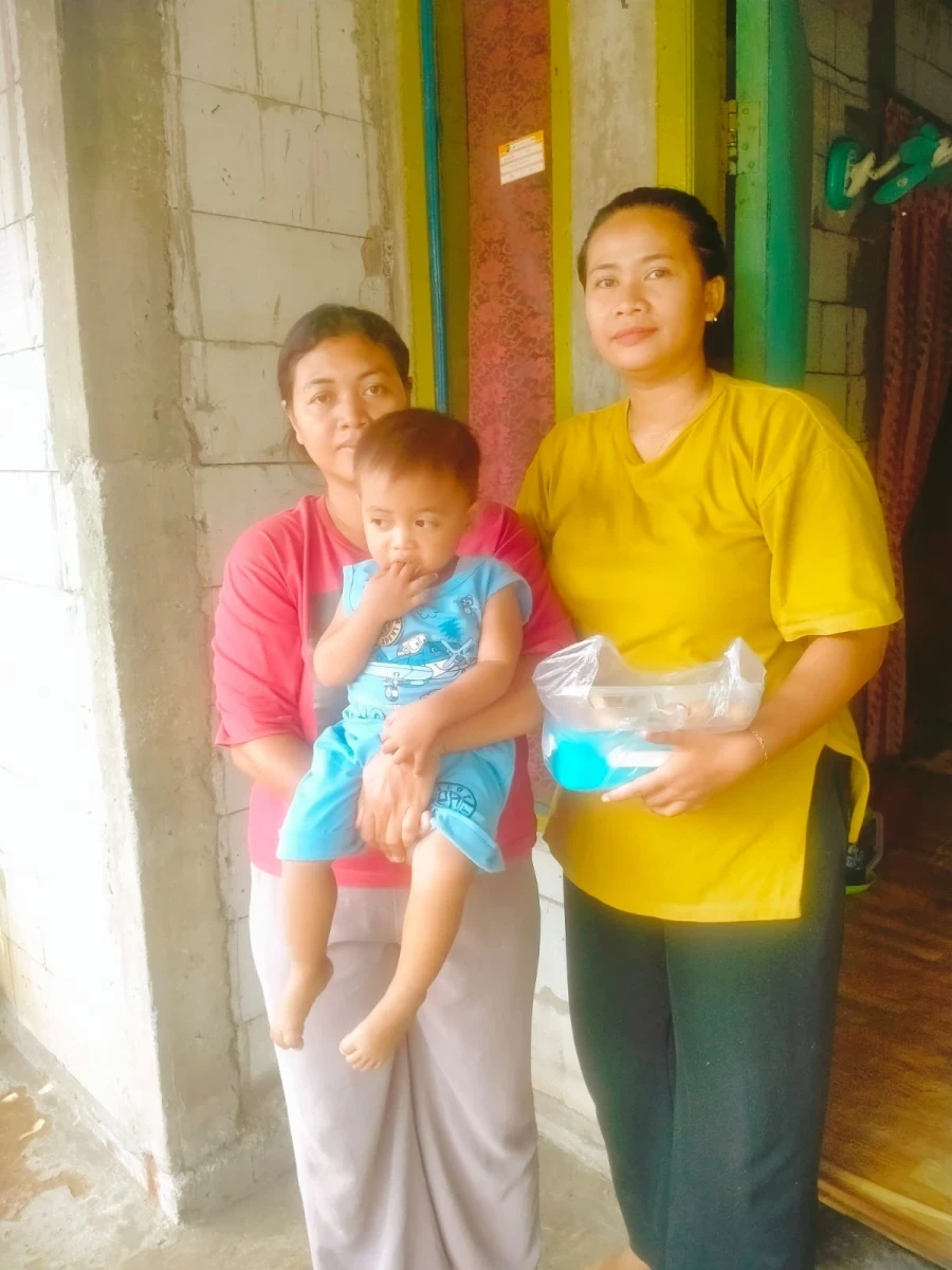 PEMBERIAN MBG DI POS NUSA INDAH 7