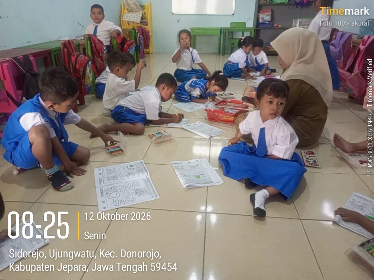 BELAJAR KONSENTRASI DI TK MELATI UJUNGWATU