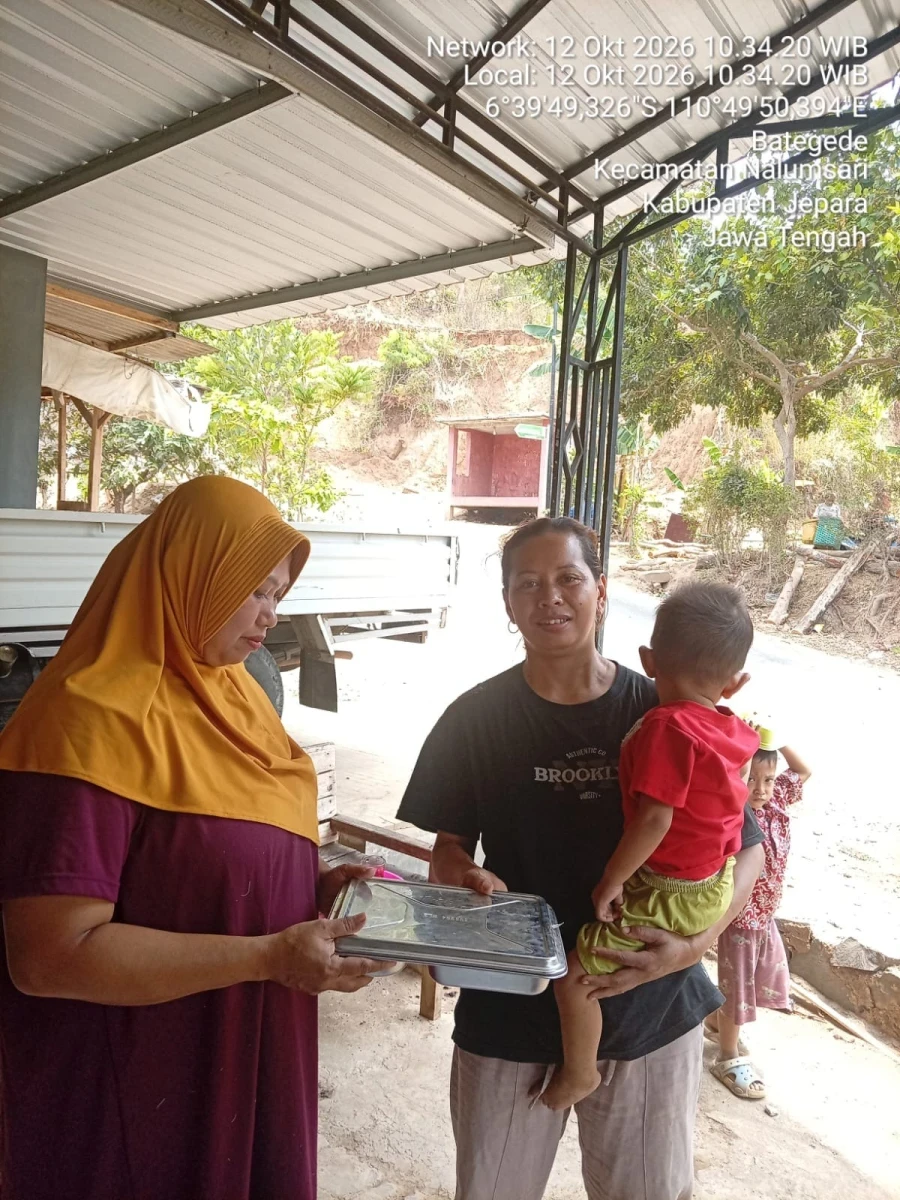 Pembagian MBG ke dukuh godang