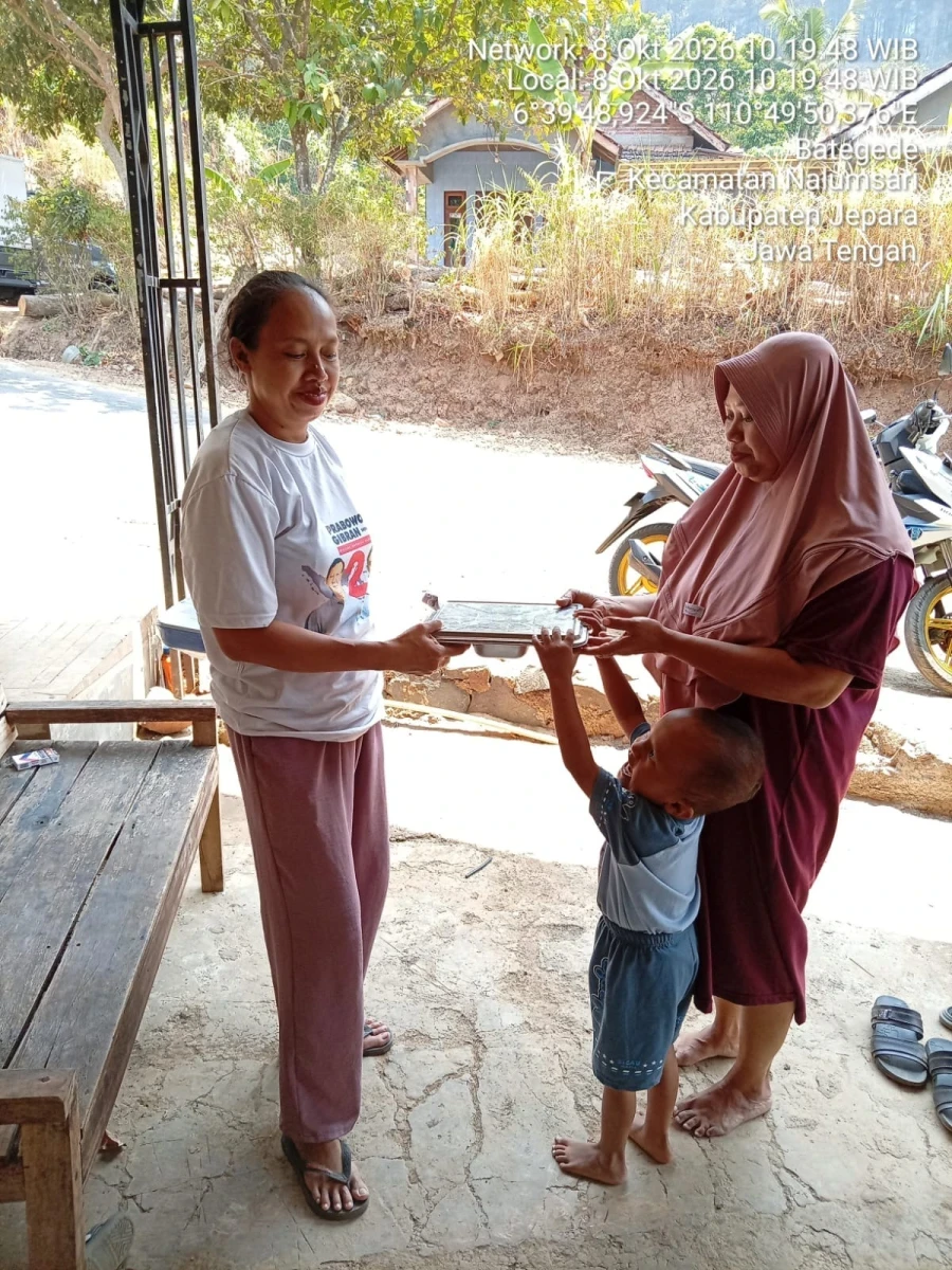Pembagian MBG ke dukuh godang