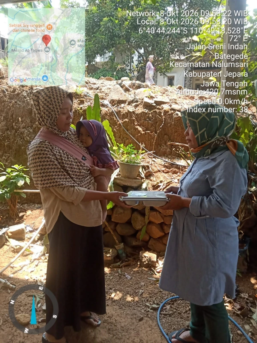 Pembagian MBG ke dukuh godang