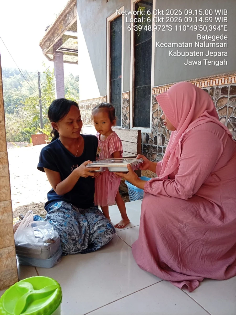 Pembagian MBG ke dukuh godang