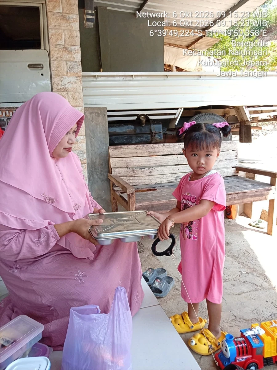Pembagian MBG ke dukuh godang