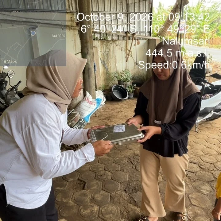 Pembagian MBG ke dukuh godang