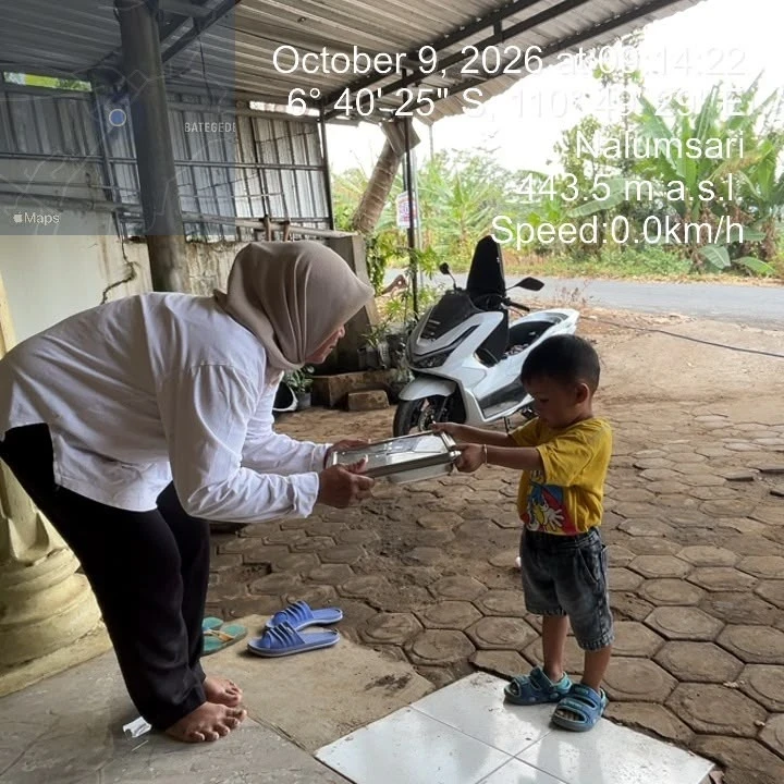 Pembagian MBG ke dukuh godang