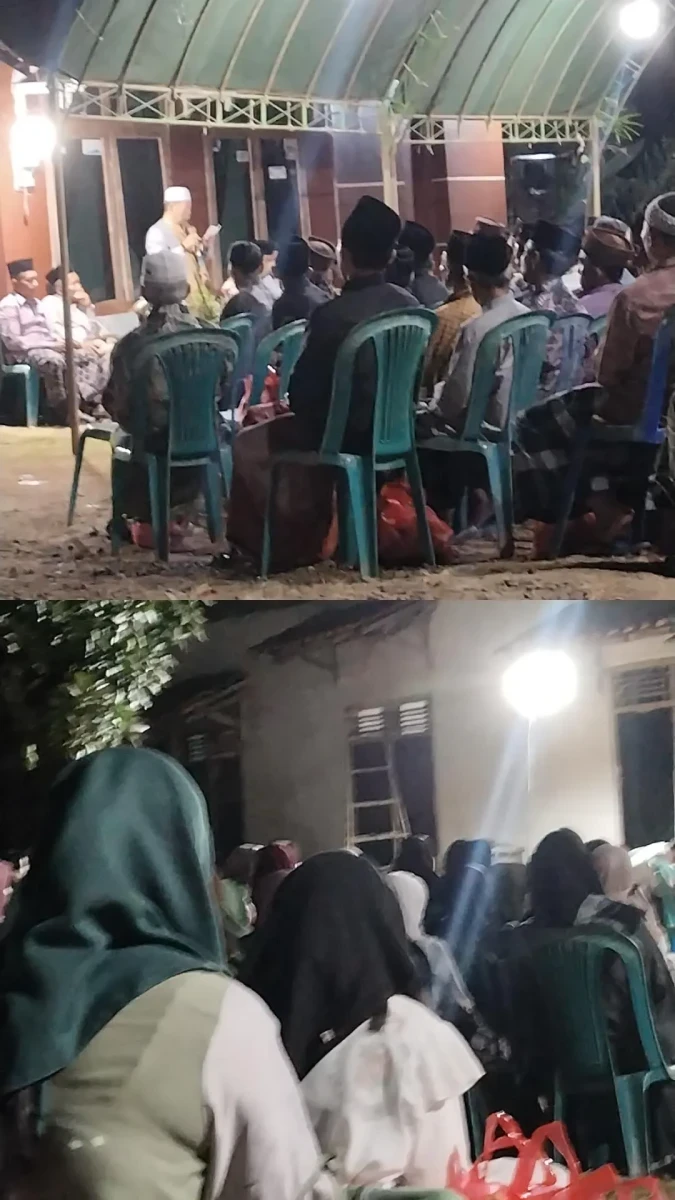 Kegiatan Pengajian dalam rangka tahlilan 