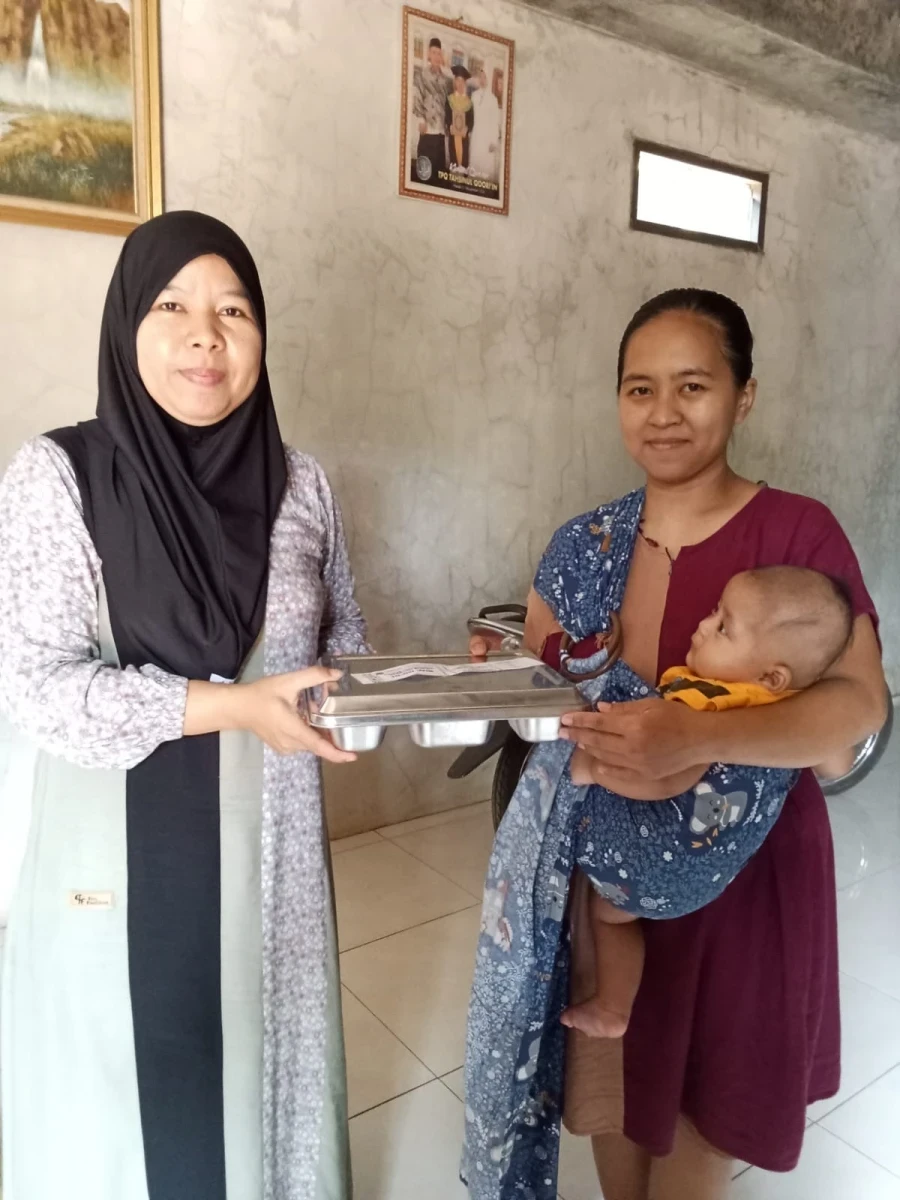 Penyaluran MBG 3B Posyandu Nusa Bhakti 1 Desa Kawak