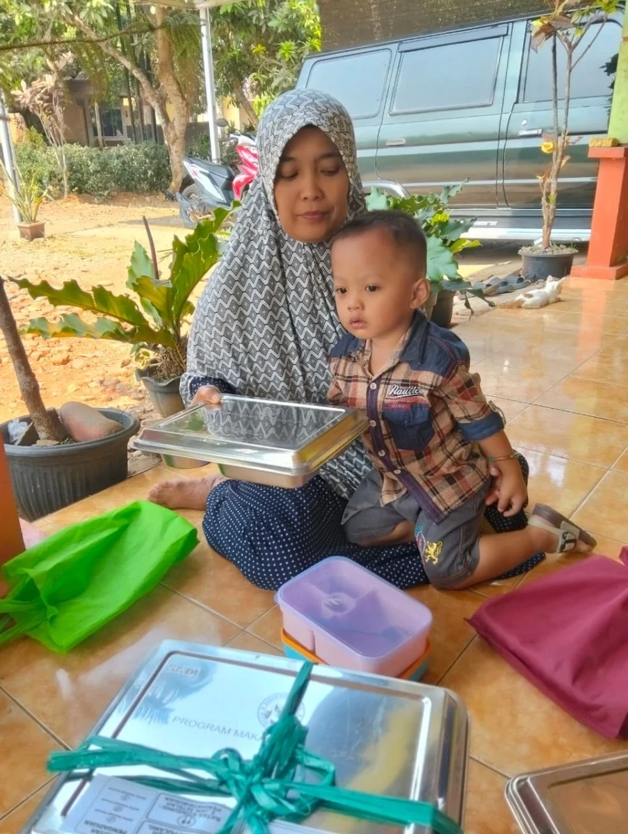 Penyaluran MBG 3B Posyandu Nusa Bhakti 3