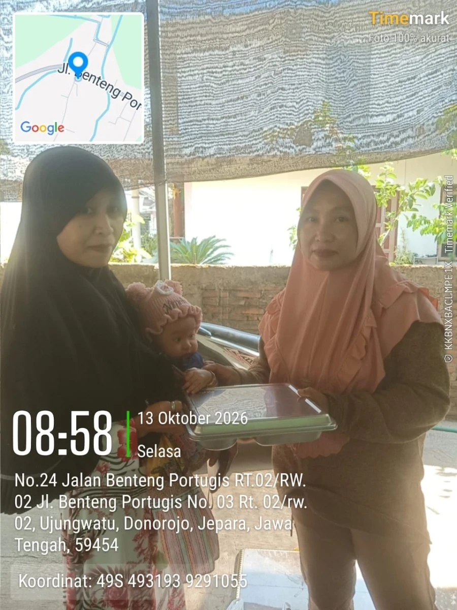 PENDISTRIBUSIAN MAKAN BERGIZI GRATIS (MBG) DI POS 05 RW 02 SIDOREJO