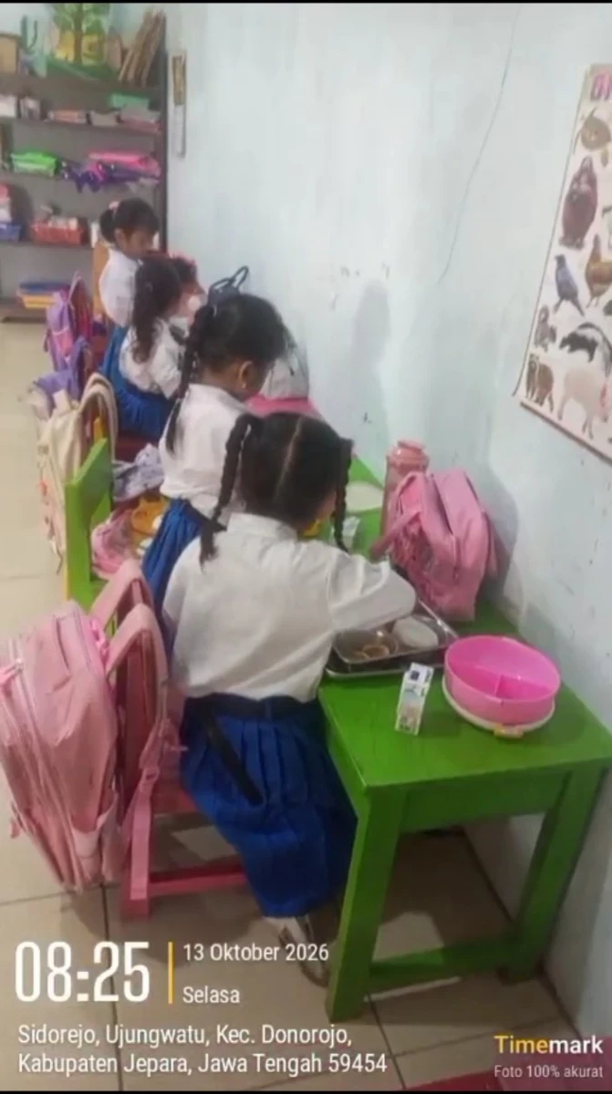 TP.PKK DESA HADIR DI PEMBELAJARAN TK MELATI UJUNGWATU