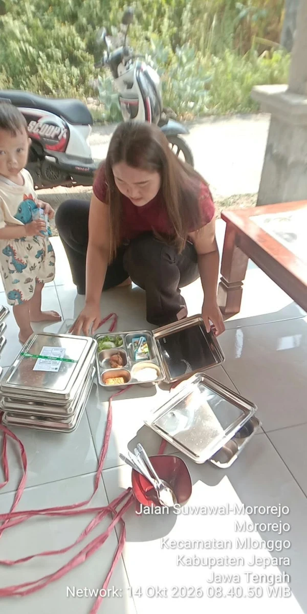Distribusi Makan Bergizi Gratis Didesa Mororejo