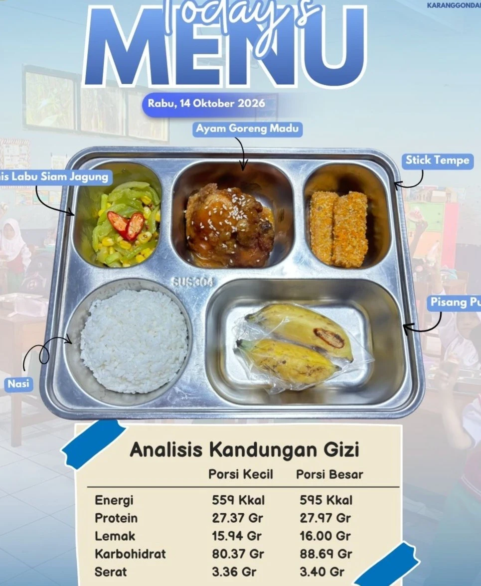 Energi Sehat Penuh Rasa: Makan Bergizi Gratis Pos PAUD Ceria Karanggondang