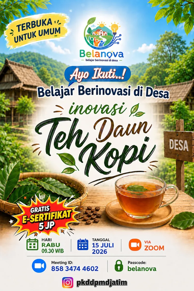 Belajar Berinovasi di Desa "Inovasi Teh Daun Kopi"