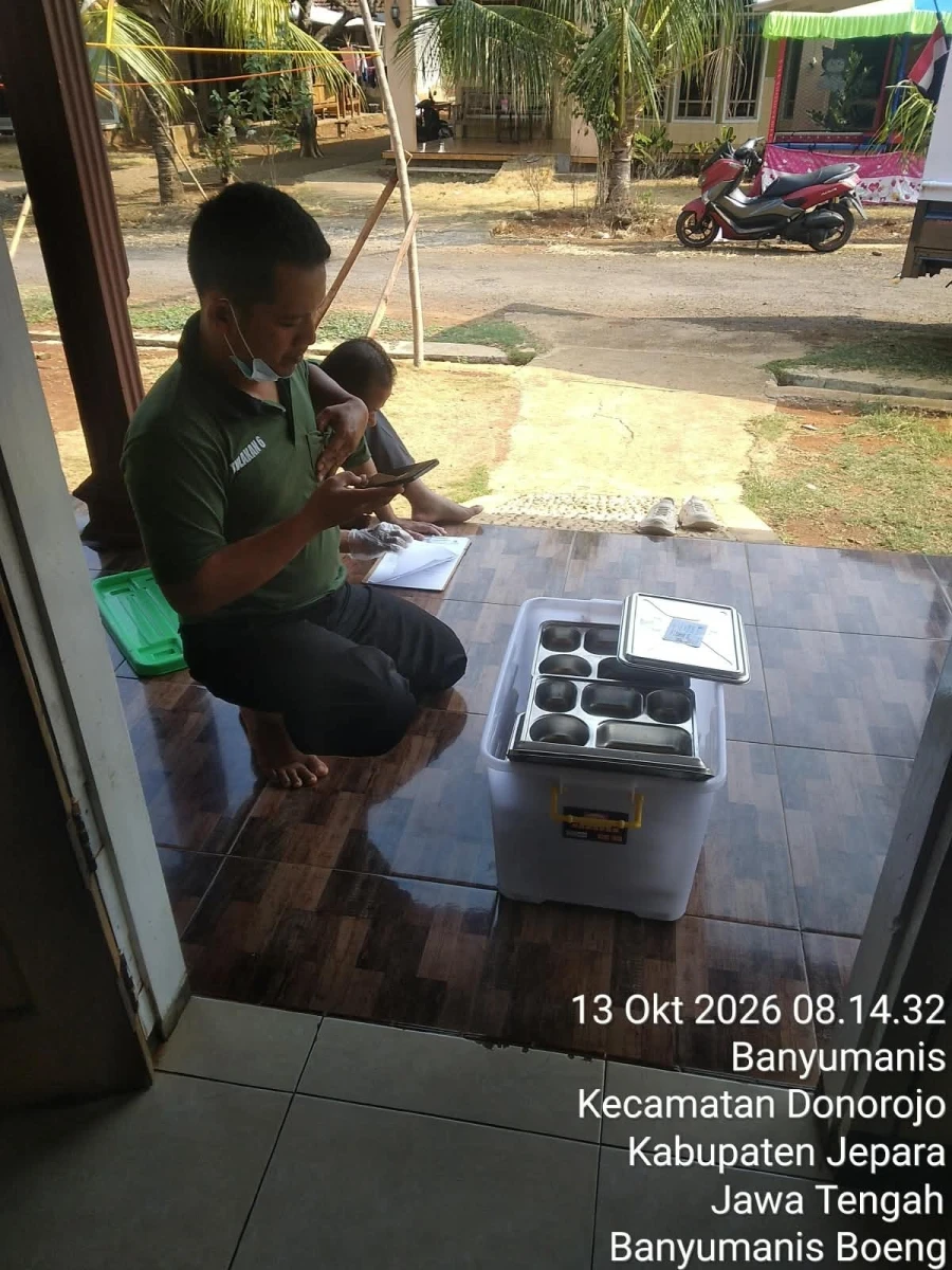 PENDISTRIBUSIAN MBG DAN PMT  Pos Mawar Merah 7 Desa Banyumanis