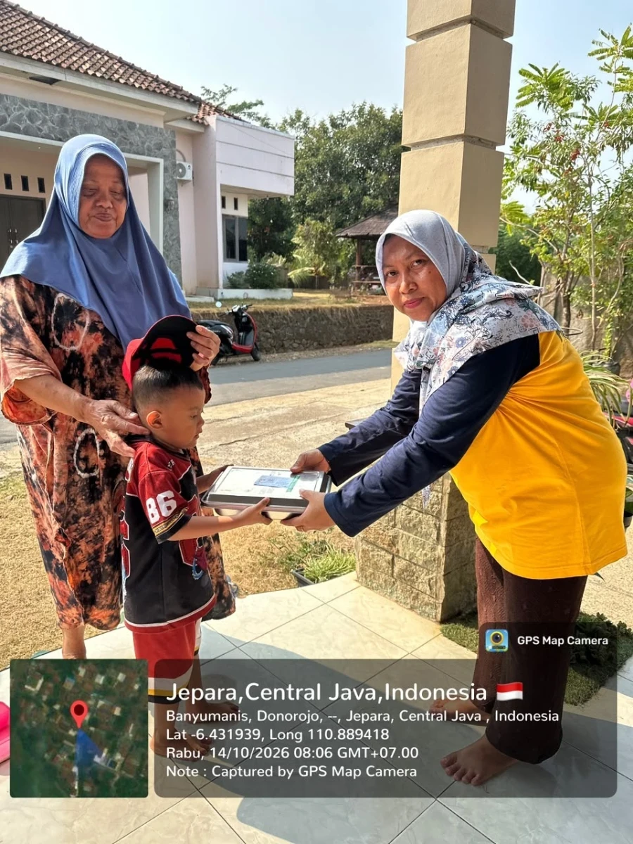 PENDISTRIBUSIAN MBG DAN PMT  Pos Mawar Merah 4 Desa Banyumanis