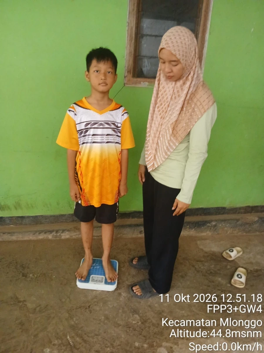 Rekapitulasi Kunjungan Rumah Anak Sekolah oleh Kader Posyandu RT 01 RW 03 Karanggondang