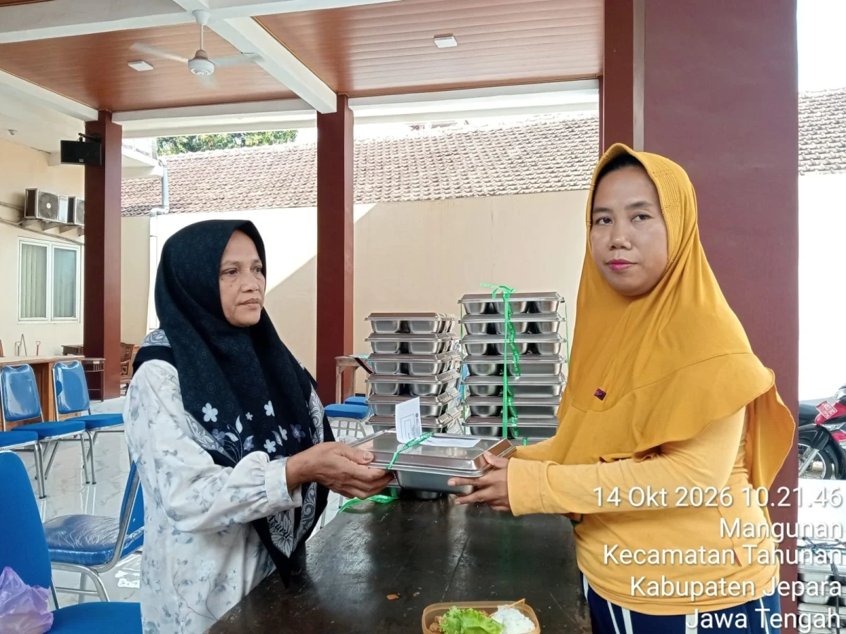 Pendistribusian MBG di Desa Mangunan 