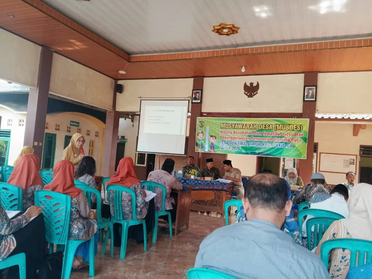 MUSYAWARAH DESA (MUSDES) STUNTING DI DESA SUWAWAL TIMUR