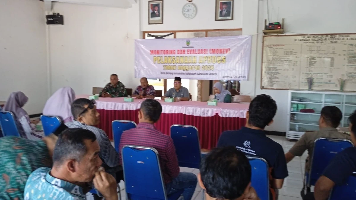 Monitoring dan evaluasi pelaksanaan APBDes Tahun Anggaran 2026