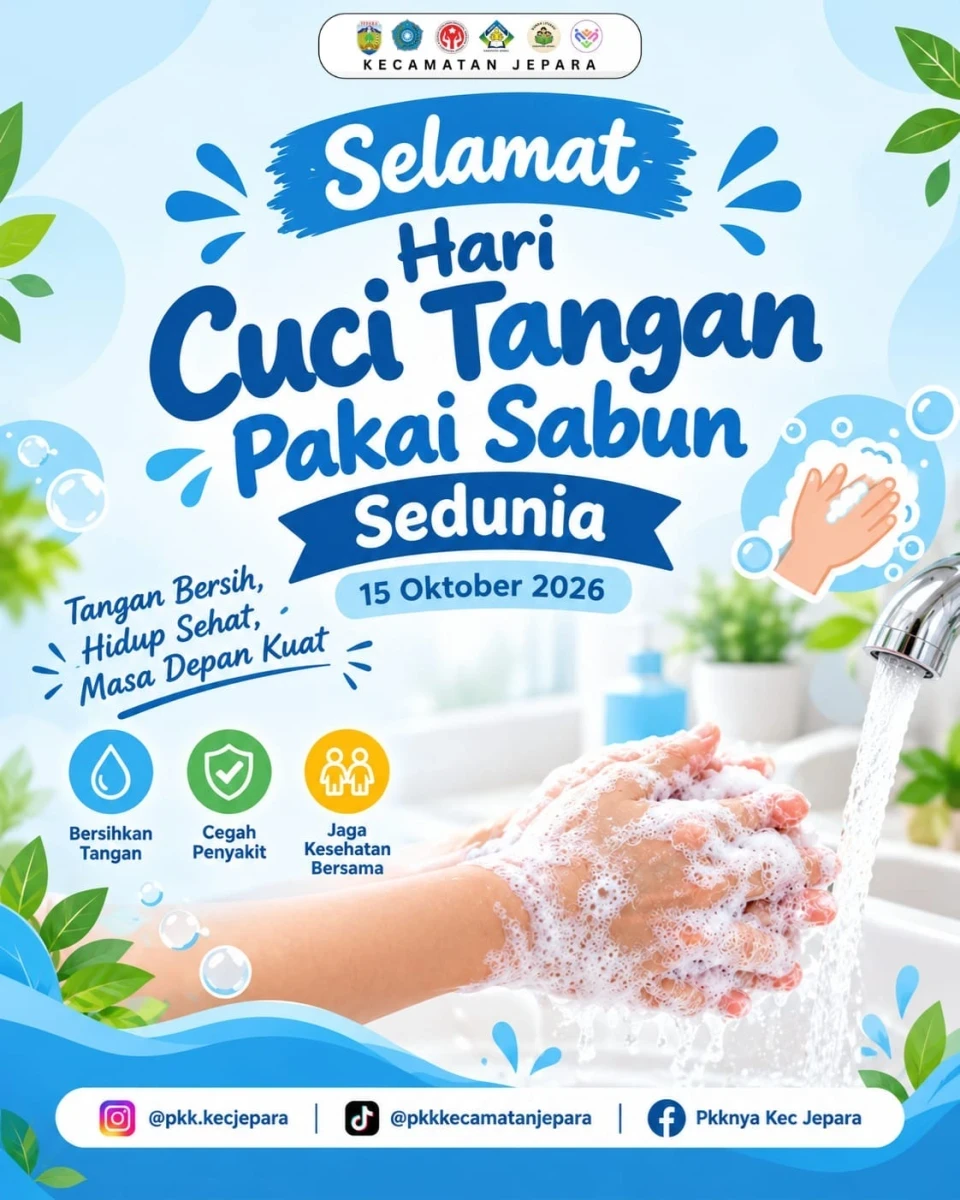 ✨ PERINGATAN HARI CUCI TANGAN PAKAI SABUN SEDUNIA ✨