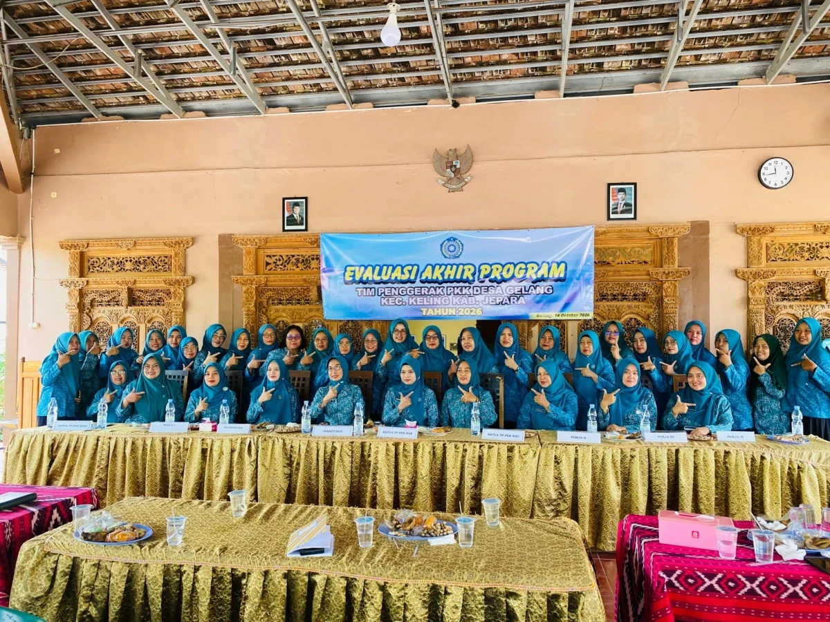 Evaluasi Akhir Program di Desa Gelang Tahun 2026