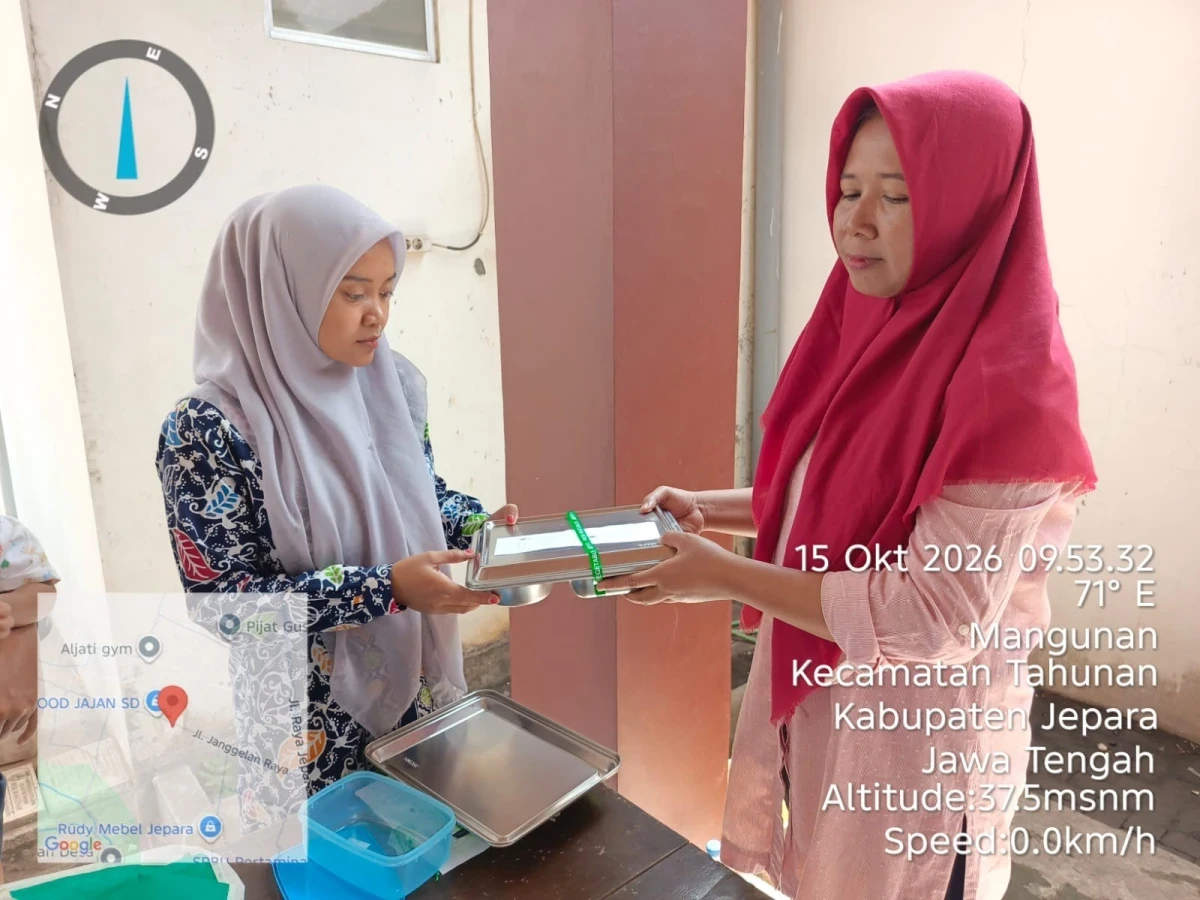 Pendistribusian MBG di Desa Mangunan 