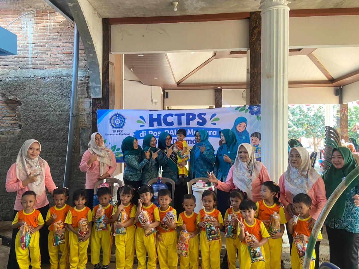 Memperingati HCTPS tgl 15 Oktober 2026 Bunda Kecamatan Kembang di Post Paud Mentari Hati Dermolo