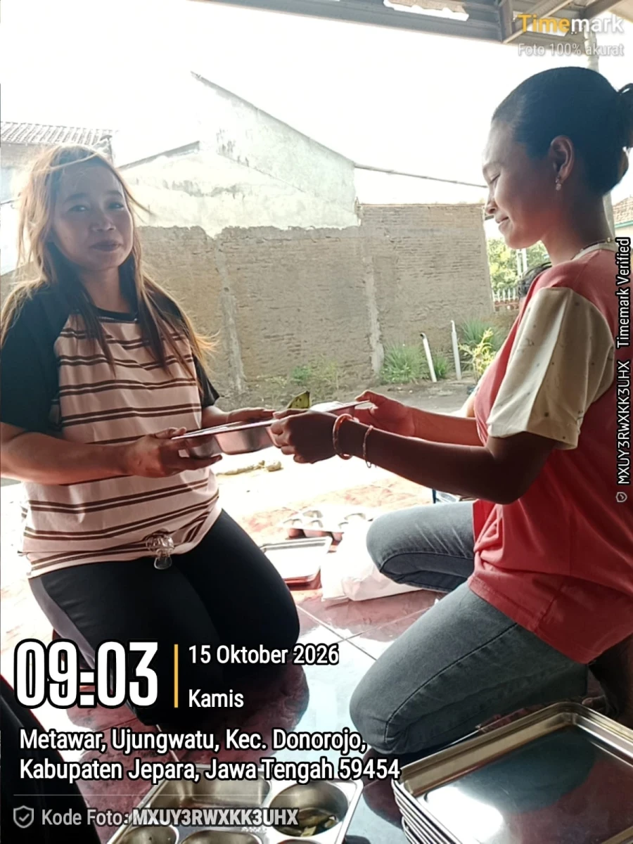 PENDISTRIBUSIAN MBG DI RW 01 POS 04 METAWAR