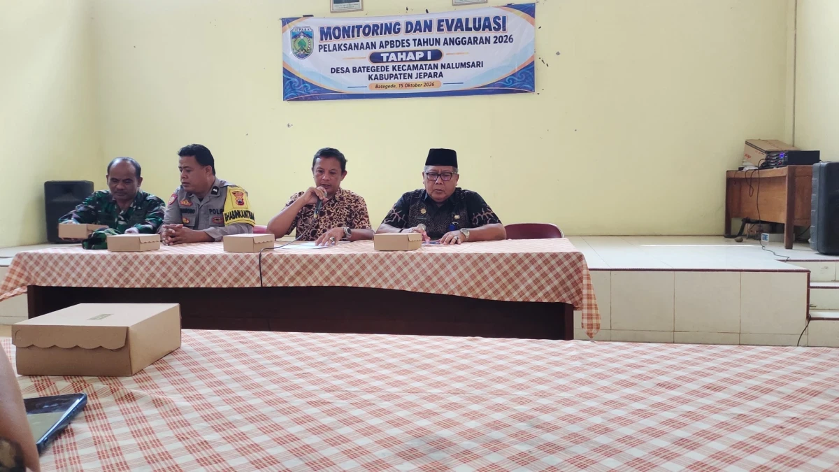 Sanbutan pak petinggi tentang monitoring 