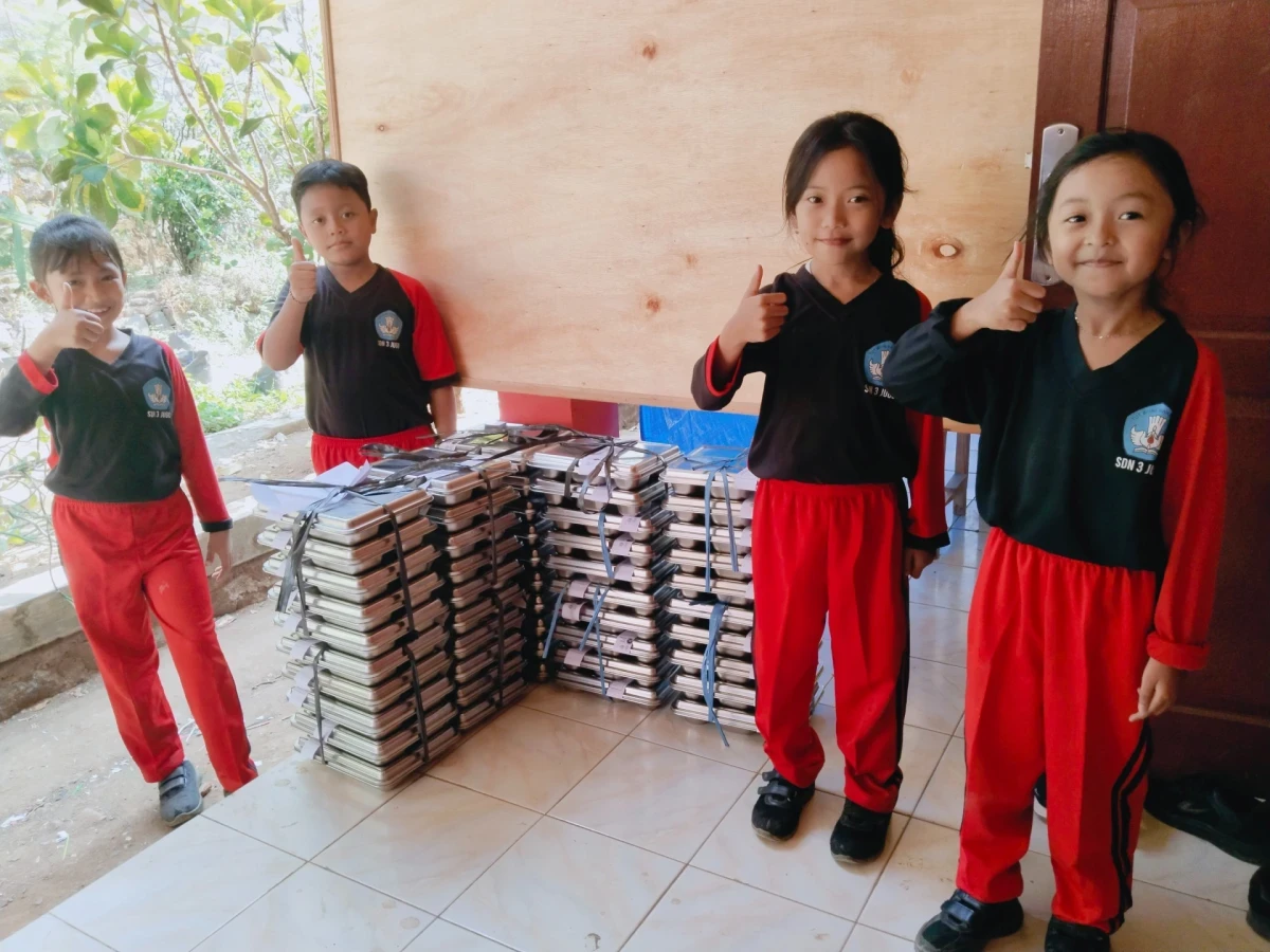 Makan Bergizi Gratis (MBG) di SDN 3 Jugo