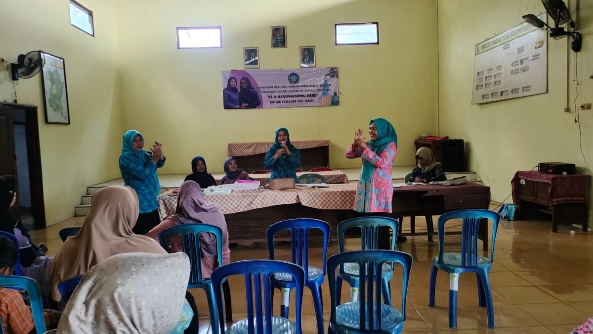 Menperingati hari cuci tangan 