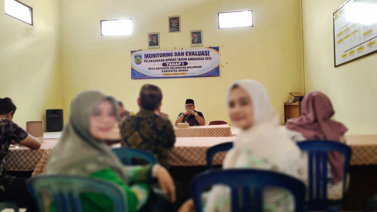 Bendahara PKK mengikuti monitoring 