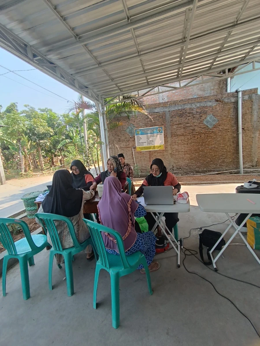 Kegiatan Tracing TB Terintegrasi dan Cek Kesehatan Gratis Bersama Puskesmas Kalinyamatan di PKD Desa Bandungrejo