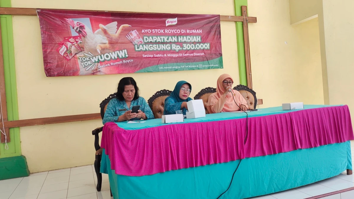 Sosialisasi dari Bu sekcam 