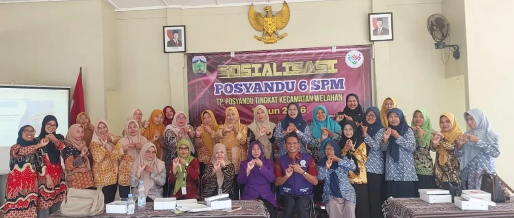 Sosialisasi Posyandu 6 SPM TP Posyandu Tingkat Kecamatan Welahan Tahun 2026