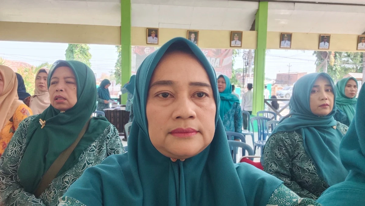 Ketua PKK mengikuti rakor di kecamatsn