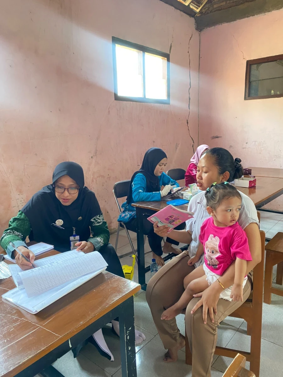 Kegiatan posyandu ilp mekarsari desa tubanan