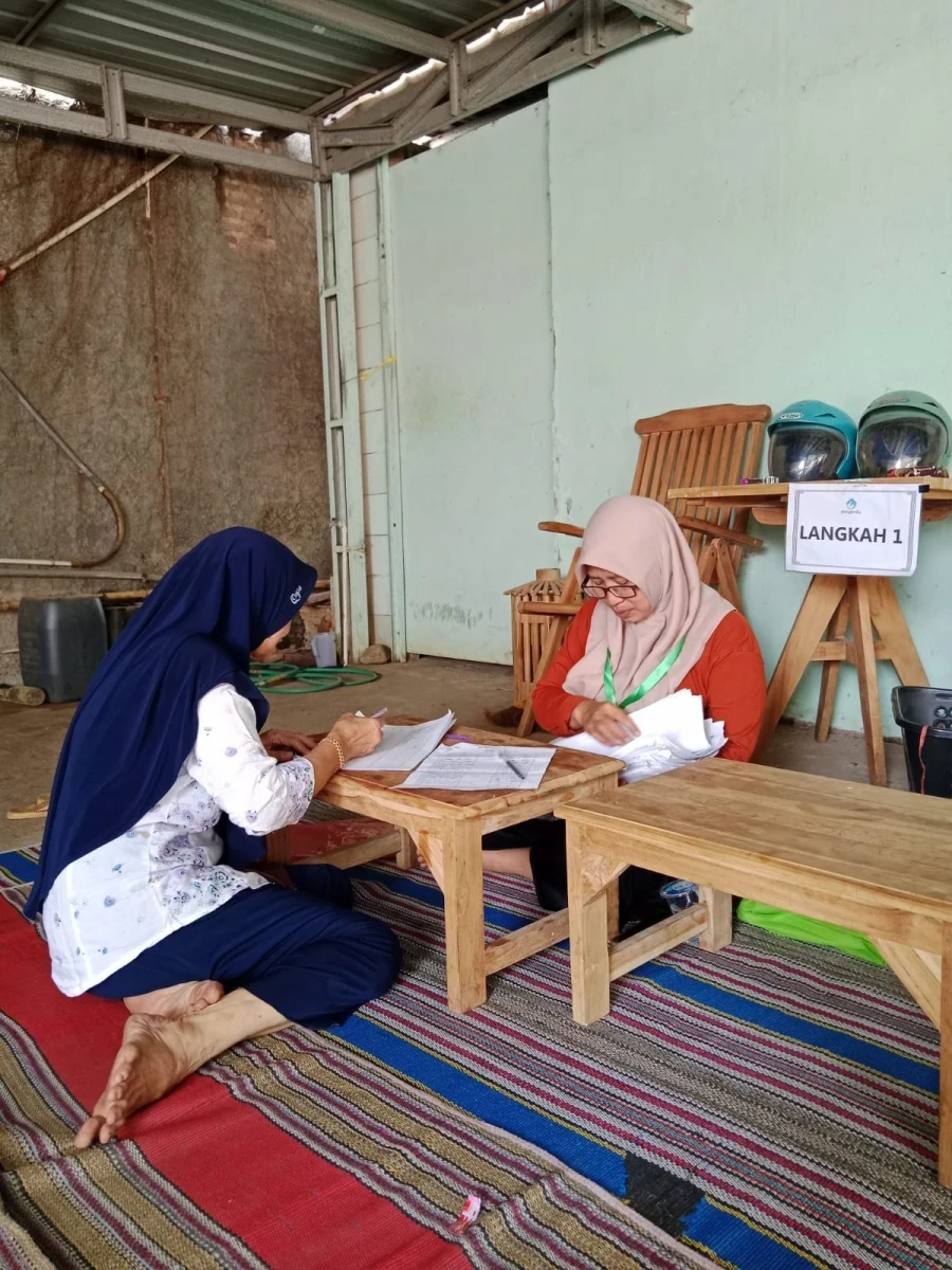 Gegiatan posyandu melati putih 4 desa Mambak Kecamata Pakis Aji Jeoara