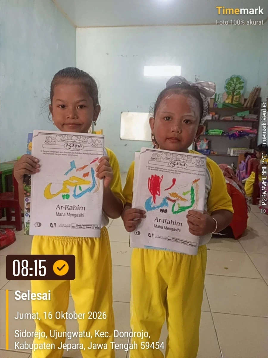 BERSAMA TP.PKK DESA BELAJAR SEHAT DAN CERIA DI TK MELATI UJUNGWATU